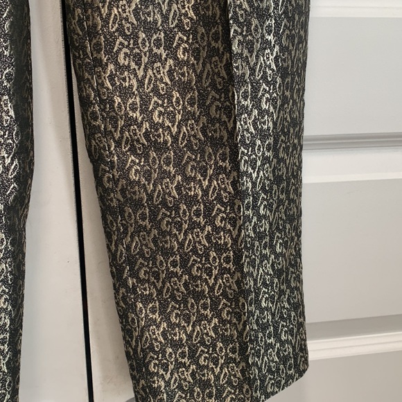 Brand new with tags animal metallic brocade Jaclyn Smith trousers - Picture 6 of 13